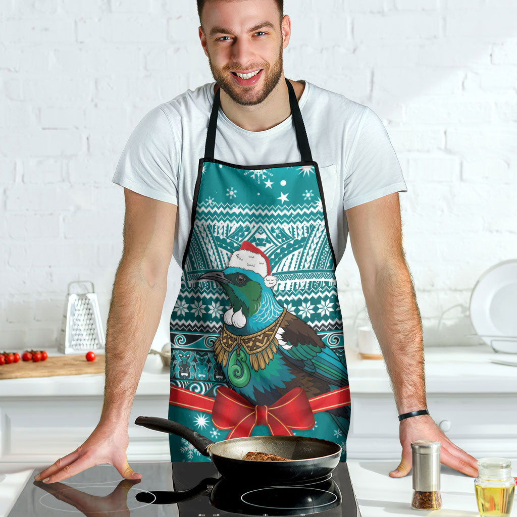 New Zealand Tui Bird Christmas Apron Maori Inspired Knitted Patterns