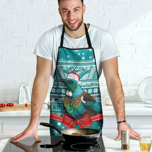 New Zealand Tui Bird Christmas Apron Maori Inspired Knitted Patterns