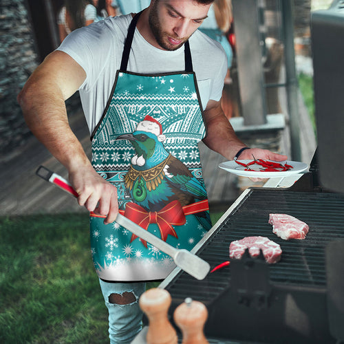 New Zealand Tui Bird Christmas Apron Maori Inspired Knitted Patterns