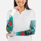 New Zealand Tui Bird Christmas Arm Sleeves Maori Inspired Knitted Patterns