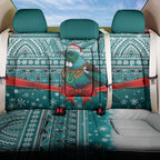 New Zealand Tui Bird Christmas Back Car Seat Cover Maori Inspired Knitted Patterns