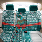 New Zealand Tui Bird Christmas Back Car Seat Cover Maori Inspired Knitted Patterns