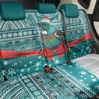 New Zealand Tui Bird Christmas Back Car Seat Cover Maori Inspired Knitted Patterns