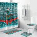 New Zealand Tui Bird Christmas Bathroom Set Maori Inspired Knitted Patterns