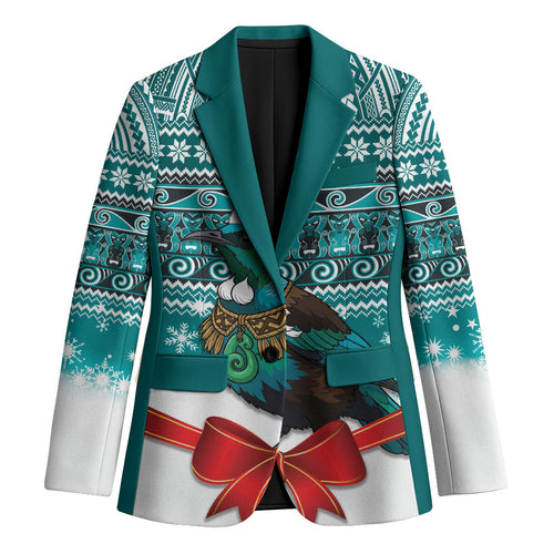 New Zealand Tui Bird Christmas Blazer Maori Inspired Knitted Patterns