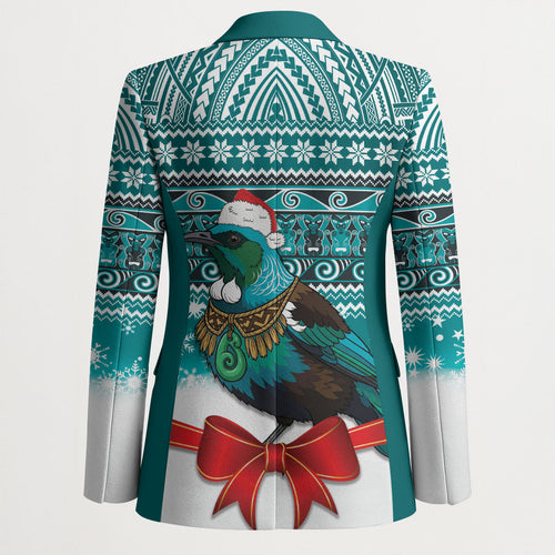 New Zealand Tui Bird Christmas Blazer Maori Inspired Knitted Patterns