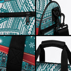 New Zealand Tui Bird Christmas Duffle Bag Maori Inspired Knitted Patterns