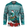 New Zealand Tui Bird Christmas Hockey Jersey Maori Inspired Knitted Patterns