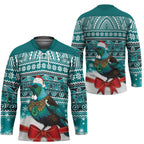 New Zealand Tui Bird Christmas Hockey Jersey Maori Inspired Knitted Patterns