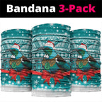 New Zealand Tui Bird Christmas Neck Gaiter Maori Inspired Knitted Patterns