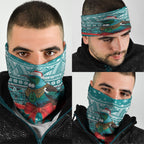 New Zealand Tui Bird Christmas Neck Gaiter Maori Inspired Knitted Patterns