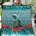 New Zealand Tui Bird Christmas Quilt Maori Inspired Knitted Patterns