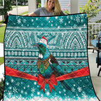 New Zealand Tui Bird Christmas Quilt Maori Inspired Knitted Patterns