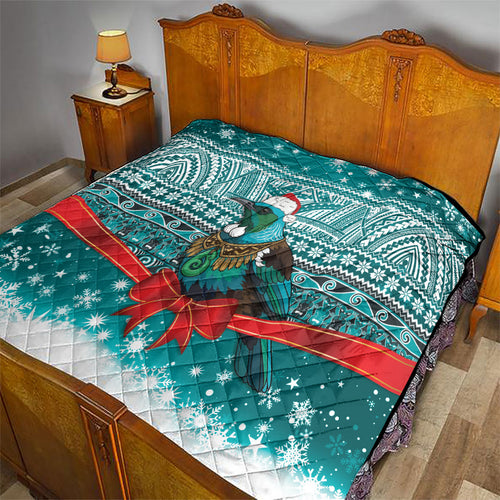 New Zealand Tui Bird Christmas Quilt Maori Inspired Knitted Patterns