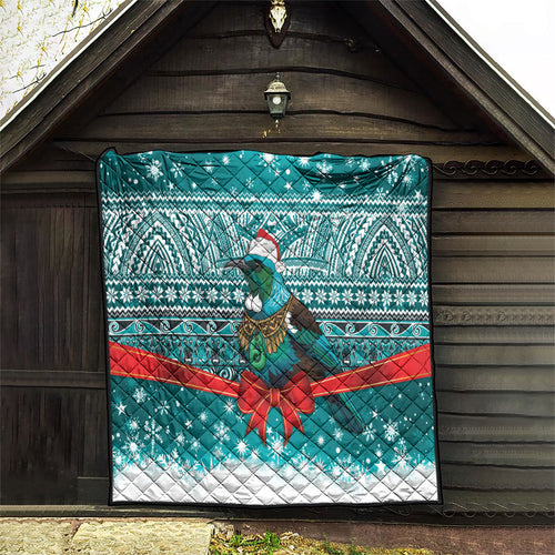New Zealand Tui Bird Christmas Quilt Maori Inspired Knitted Patterns