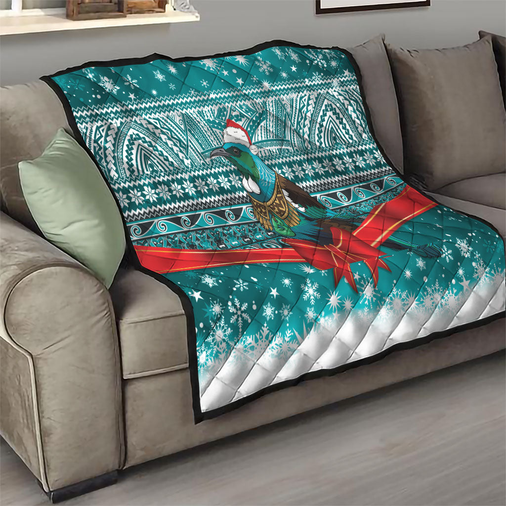 New Zealand Tui Bird Christmas Quilt Maori Inspired Knitted Patterns