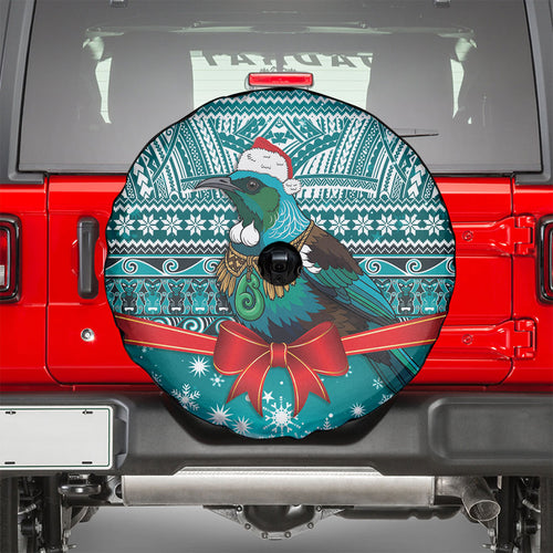 New Zealand Tui Bird Christmas Spare Tire Cover Maori Inspired Knitted Patterns
