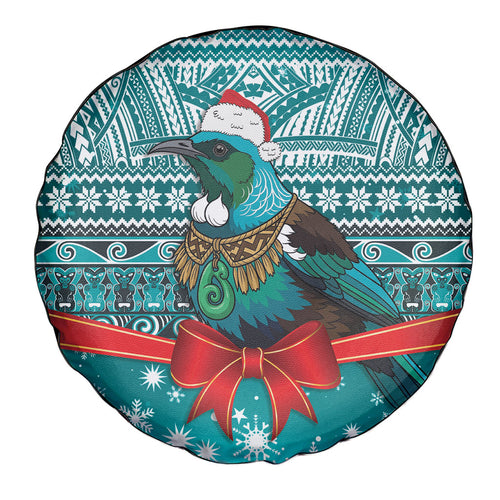 New Zealand Tui Bird Christmas Spare Tire Cover Maori Inspired Knitted Patterns