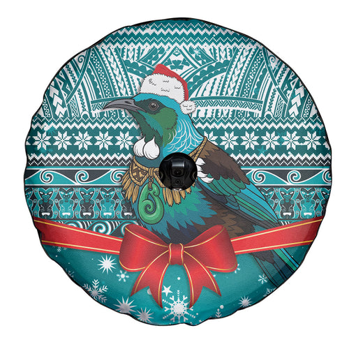 New Zealand Tui Bird Christmas Spare Tire Cover Maori Inspired Knitted Patterns