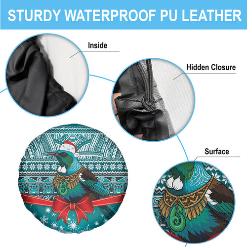 New Zealand Tui Bird Christmas Spare Tire Cover Maori Inspired Knitted Patterns