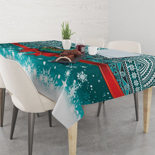 New Zealand Tui Bird Christmas Tablecloth Maori Inspired Knitted Patterns