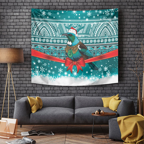 New Zealand Tui Bird Christmas Tapestry Maori Inspired Knitted Patterns