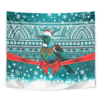 New Zealand Tui Bird Christmas Tapestry Maori Inspired Knitted Patterns