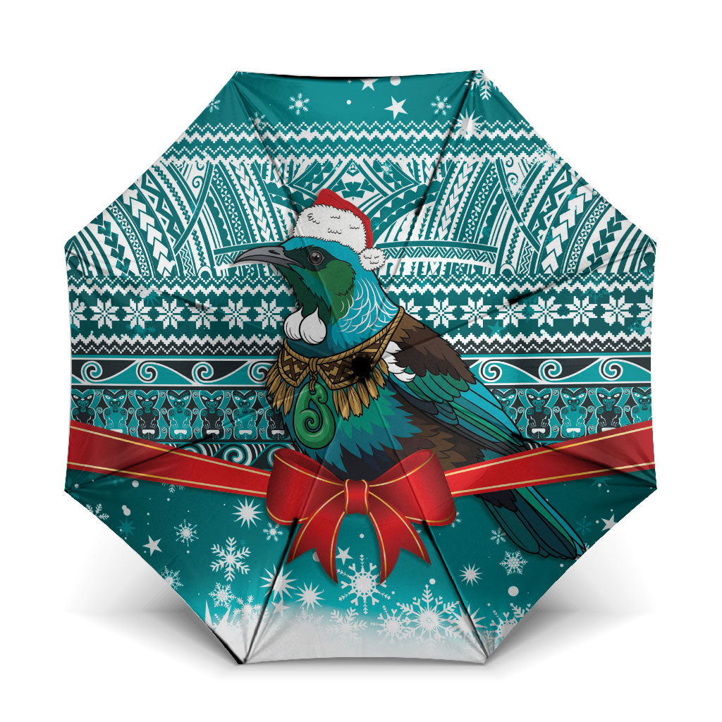 New Zealand Tui Bird Christmas Umbrella Maori Inspired Knitted Patterns