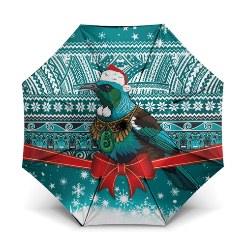 New Zealand Tui Bird Christmas Umbrella Maori Inspired Knitted Patterns
