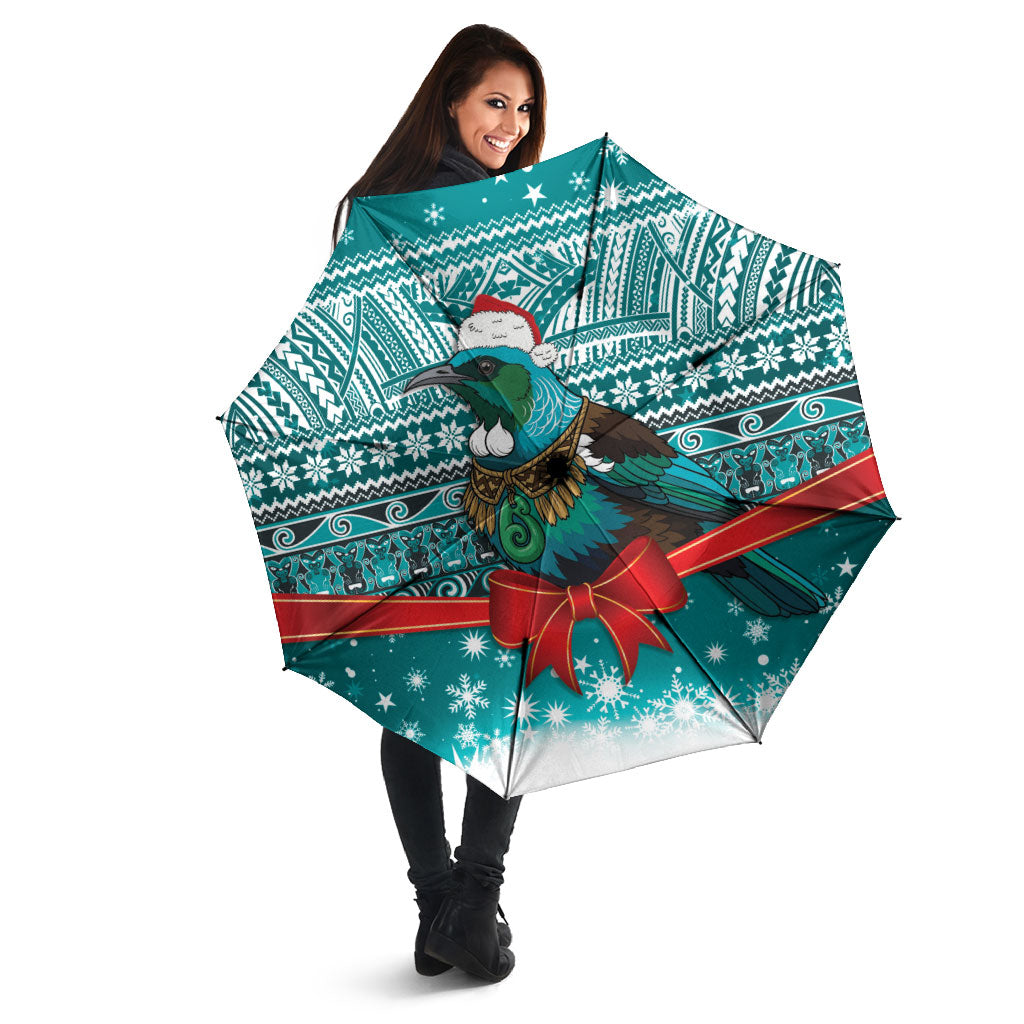 New Zealand Tui Bird Christmas Umbrella Maori Inspired Knitted Patterns