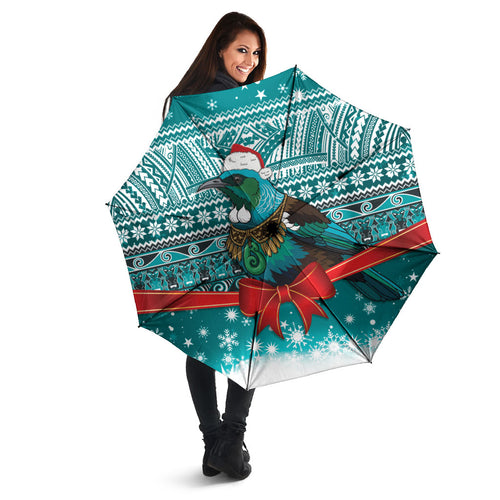 New Zealand Tui Bird Christmas Umbrella Maori Inspired Knitted Patterns