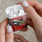 New Zealand Dolphin Terehu Christmas AirPods Case Maori Inspired Knitted Patterns