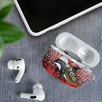 New Zealand Dolphin Terehu Christmas AirPods Case Maori Inspired Knitted Patterns