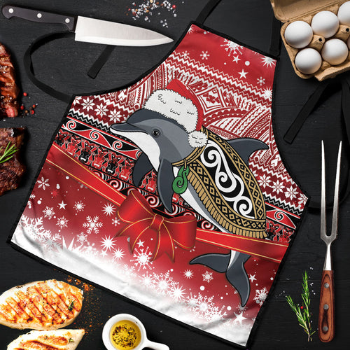 New Zealand Dolphin Terehu Christmas Apron Maori Inspired Knitted Patterns