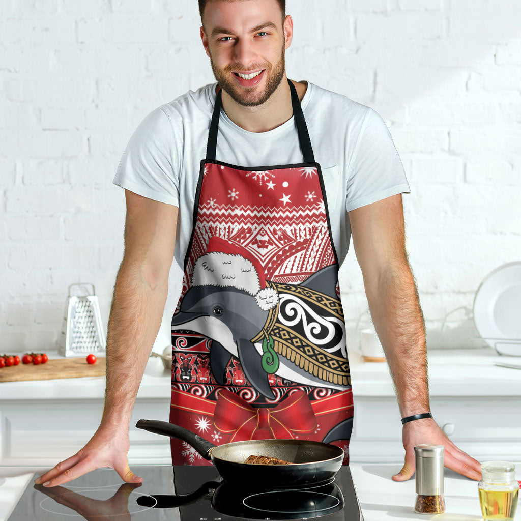 New Zealand Dolphin Terehu Christmas Apron Maori Inspired Knitted Patterns