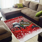 New Zealand Dolphin Terehu Christmas Area Rug Maori Inspired Knitted Patterns