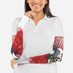 New Zealand Dolphin Terehu Christmas Arm Sleeves Maori Inspired Knitted Patterns