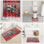 New Zealand Dolphin Terehu Christmas Bathroom Set Maori Inspired Knitted Patterns