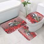 New Zealand Dolphin Terehu Christmas Bathroom Set Maori Inspired Knitted Patterns