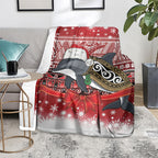 New Zealand Dolphin Terehu Christmas Blanket Maori Inspired Knitted Patterns