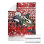 New Zealand Dolphin Terehu Christmas Blanket Maori Inspired Knitted Patterns