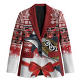 New Zealand Dolphin Terehu Christmas Blazer Maori Inspired Knitted Patterns