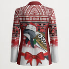 New Zealand Dolphin Terehu Christmas Blazer Maori Inspired Knitted Patterns