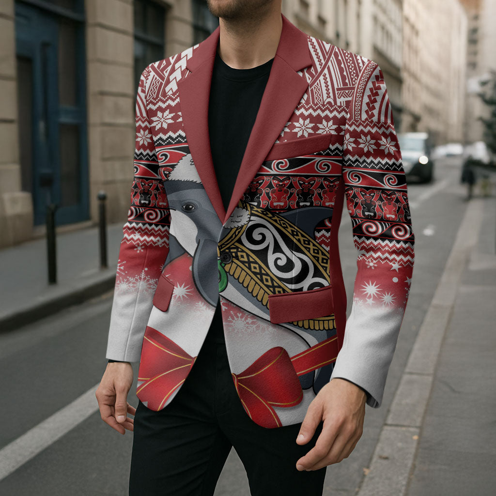 New Zealand Dolphin Terehu Christmas Blazer Maori Inspired Knitted Patterns