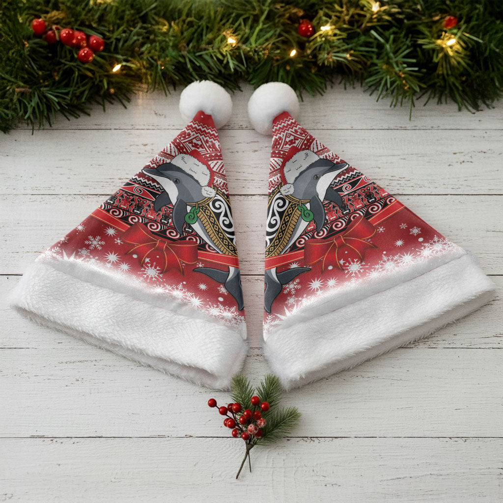New Zealand Dolphin Terehu Christmas Santa Hat Maori Inspired Knitted Patterns
