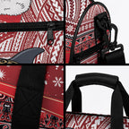 New Zealand Dolphin Terehu Christmas Duffle Bag Maori Inspired Knitted Patterns