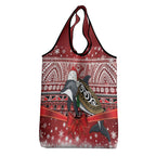 New Zealand Dolphin Terehu Christmas Grocery Bag Maori Inspired Knitted Patterns