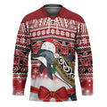 New Zealand Dolphin Terehu Christmas Hockey Jersey Maori Inspired Knitted Patterns