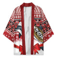 New Zealand Dolphin Terehu Christmas Kimono Maori Inspired Knitted Patterns