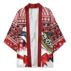 New Zealand Dolphin Terehu Christmas Kimono Maori Inspired Knitted Patterns